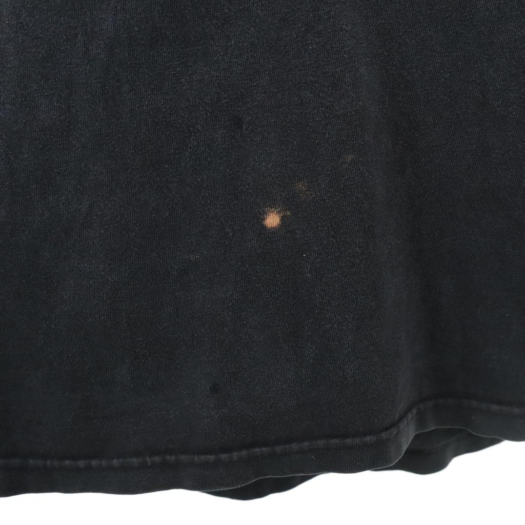 Harley Davidson Short Sleeve T-shirt 3XL Black Big Size Men's Used