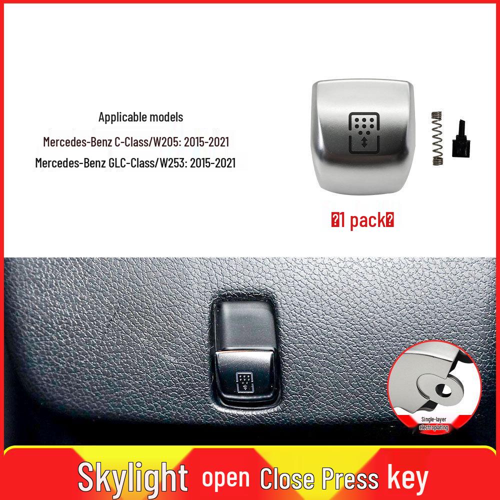 Compatible Mercedes-Benz C-Class GLC-Class Rear Sunroof Shade Button W205 W253 Sunroof Switch