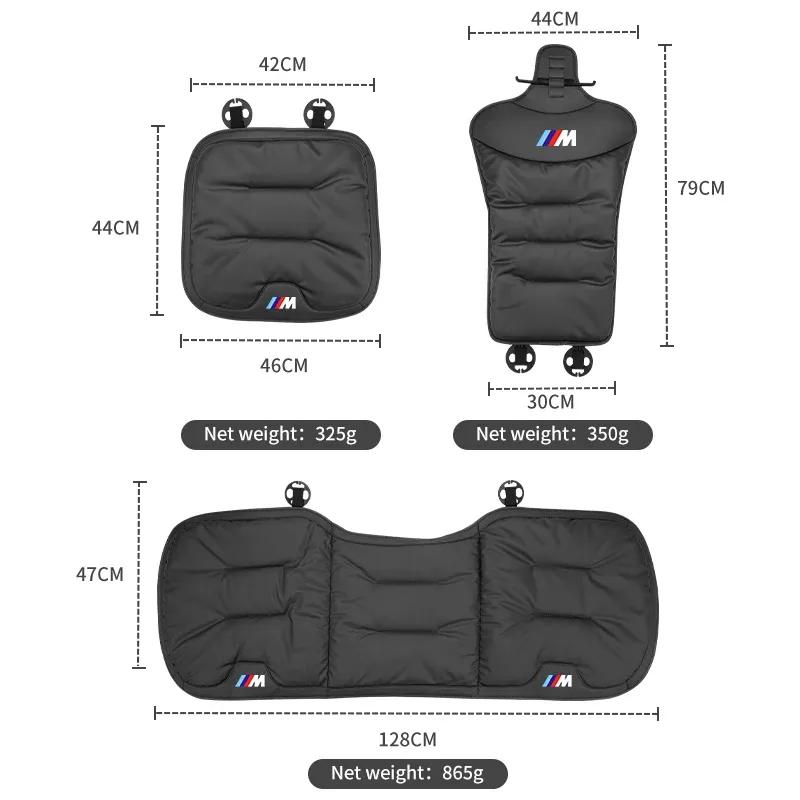 Neues Luxus Auto Velours Leder Kissen Atmungsaktives Rücksitz Kissenbezug BMW Zubehör Für BMW F30 E60 F20 E46 E90 F10 G60 X5