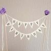 Birthday Cake Flag Decoration Baking Decoration Party Birthday Decoration Letter Creative Cloth Birthday Flag Cake Decoration