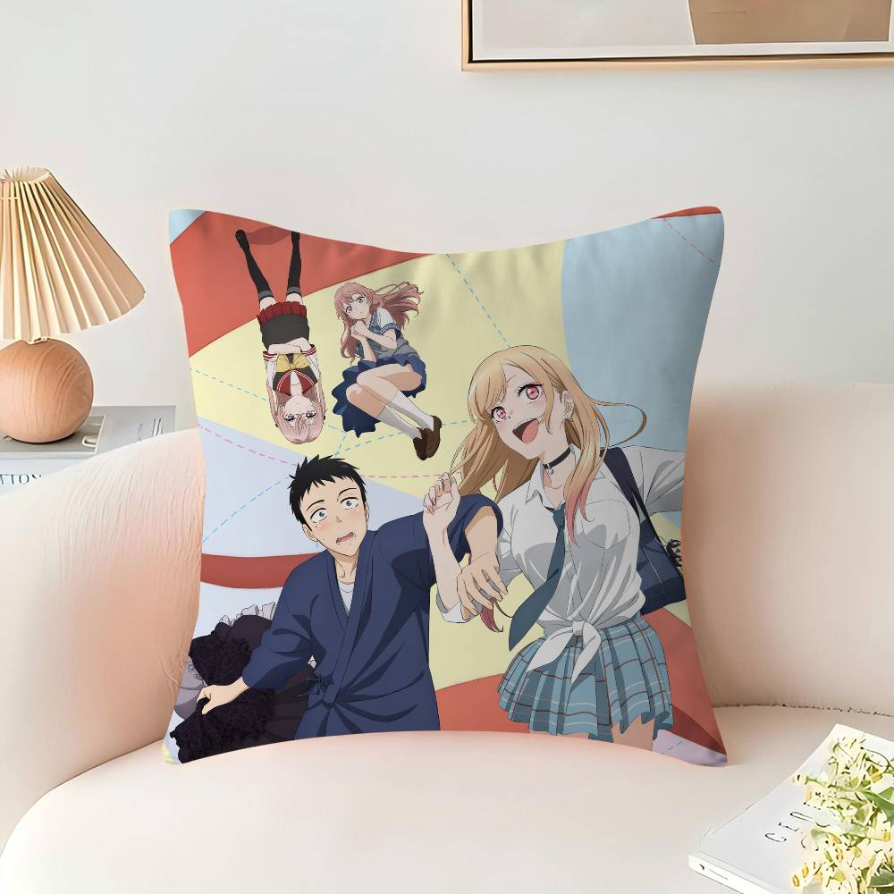 Anime My Dress-Up D-Darling Maple Design Cushion Cover Happy Autumn Harvest Decor Holiday Decorati Pillow Cover