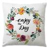Pillow Nordic Linen Pillow Cover Spring Living Room Sofa Cushion Lumbar Cushion
