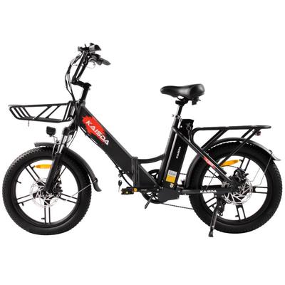 KAISDA K201 Skladací elektrický bicykel do každého terénu so sedadlom 36V20,8AH 350W Elektrický bicykel 20-palcové terénne pneumatiky Mestské dochádzanie Dospelácky E-bike