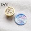 Miniature Seal Stamp Head Lily Floral Brass Wax Head, Cute Plant Themed Engraved Botanical Sealing for Journal Card Gift Wrapping Wedding Invitation