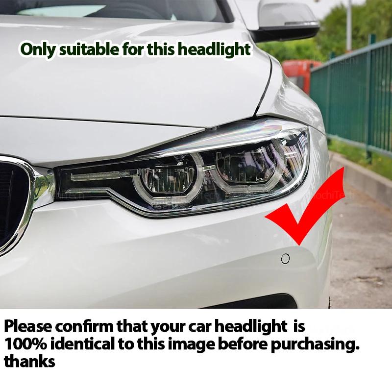 Bloc de commande de phares LED 63117419615 7419615 avec DRL jaune pour BMW Série 3 F30 F31 F34 restylée 2016-2019