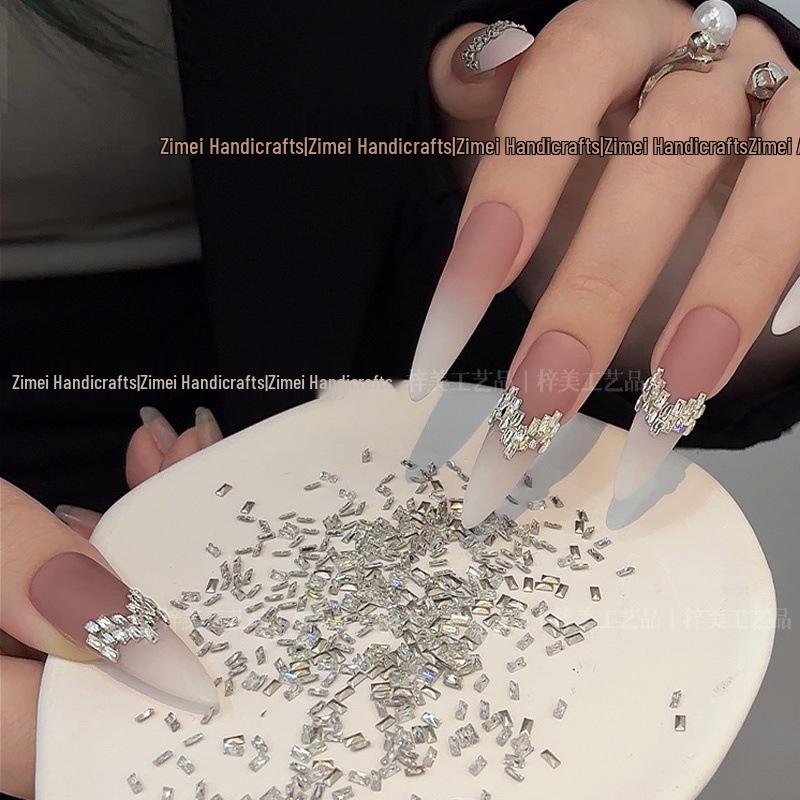 

Super Bright Mini Flatback Rhinestone Nail Art Strip Decoration