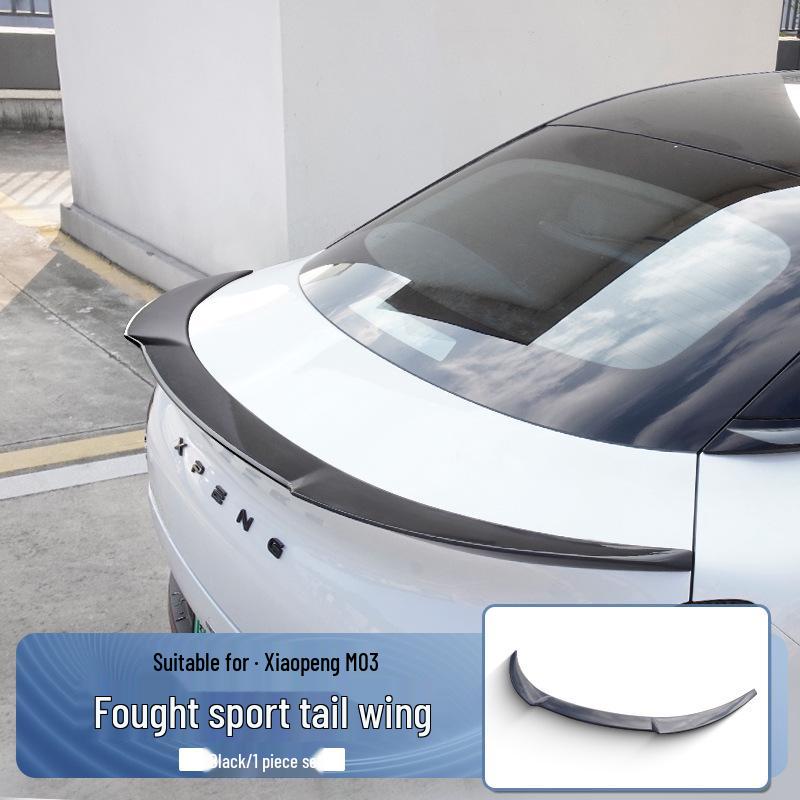 Compatible with XPeng MONA M03: Sports Rear Wing, Blade Spoiler Upgrade, and Exterior Modification Accessories.