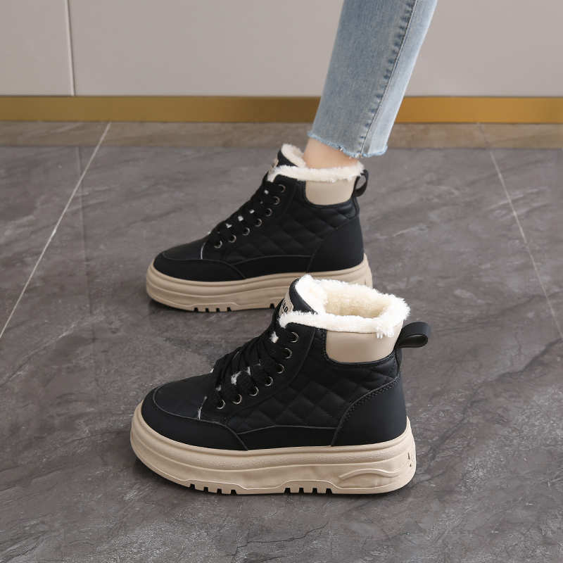 Fashion Hi Top High Top 38 Size Sneakers Loafers Women Sports Shoes Brand Women Postal Boots Clearance Cool Chassure New Style