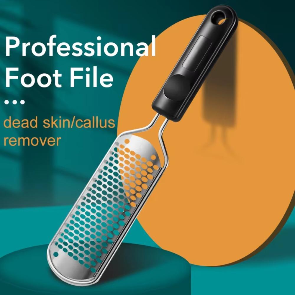 

Stainless Steel Foot File Scraper Feet Care Feet Pedicure Tools New Callus Remover For Pedicure чорний