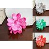 Versatile 8.2cm Hair Claw Clip With Beautiful Flower Pattern Ideal For Summer Fashion And Casual Looks