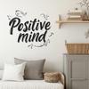 Positive Mind Alphabet Lettering Decals, Self-Adhesive Wall Stickers for Bathroom, Sofa Wall, Living Room Home Decor