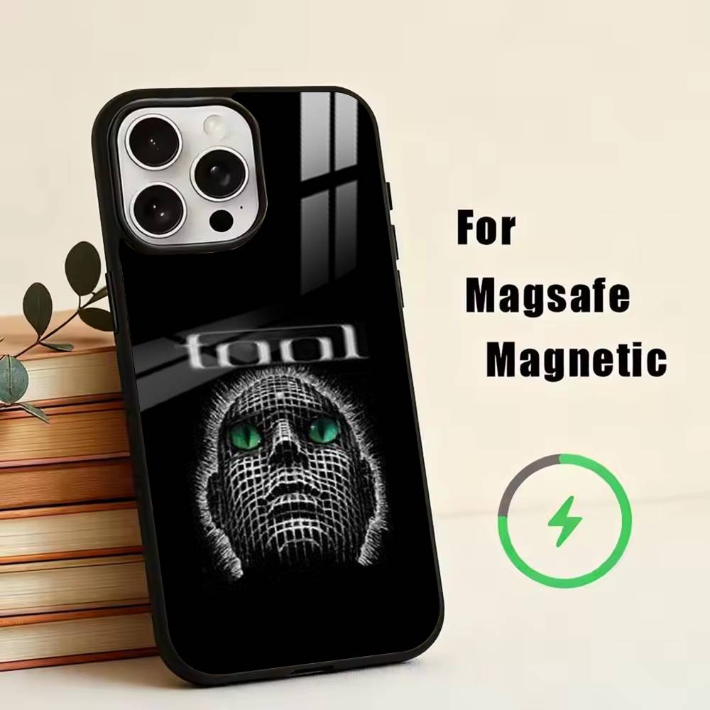 Music TBR-Tool Band Rock  Phone Case For iPhone17,16,15,14,13,12,11 Plus,Pro Magnetic For Magsafe Wireless Charging