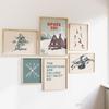 Vintage Ski Après Ski Travel Ski Landscape Winter Sports Art Poster Canvas Painting Wall Prints Picture Living Room Home Decor