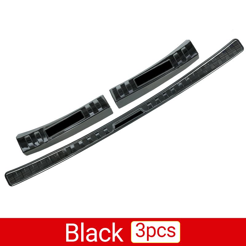 For Toyota RAV4 XA50 2019-2021 2022 2023 2024 Hybrid Stainless Car Rear Bumper Foot Plate Trunk Door Sill Guard Pedals Cover