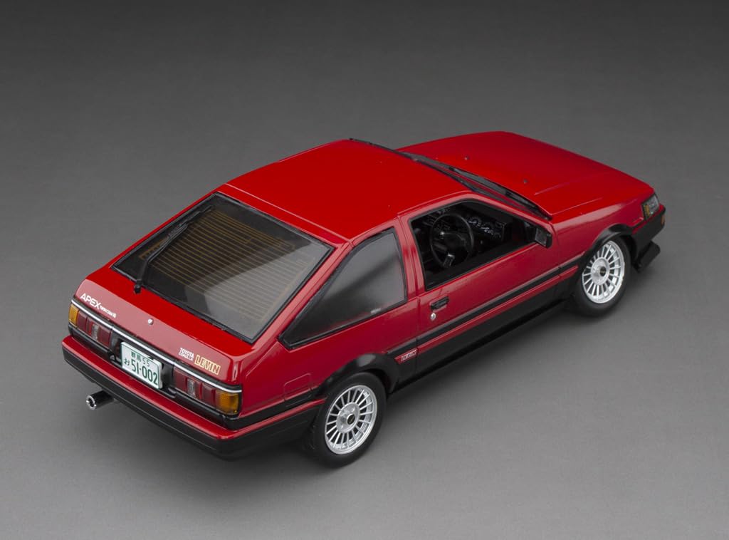SunStar Scale Toyota Corolla Levin AE86 1985 Finished Product 1/24 Red/Black