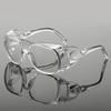 Schutzbrille Winddicht Staubdicht Brille für Herren Damen Blaufilternde Schutzbrille Großes Gestell Transparente Sonnenbrille