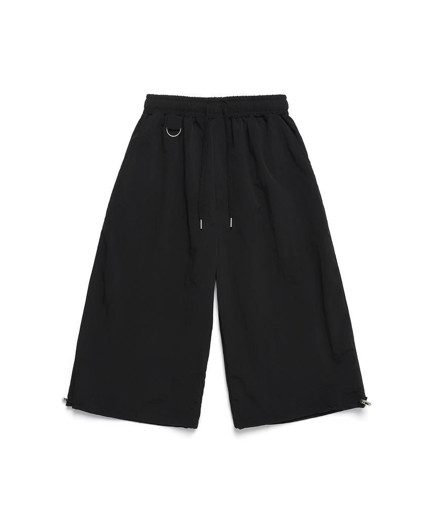 ODDBALLS CLUB Odbc Nylon D-Ring Cropped Pants Black