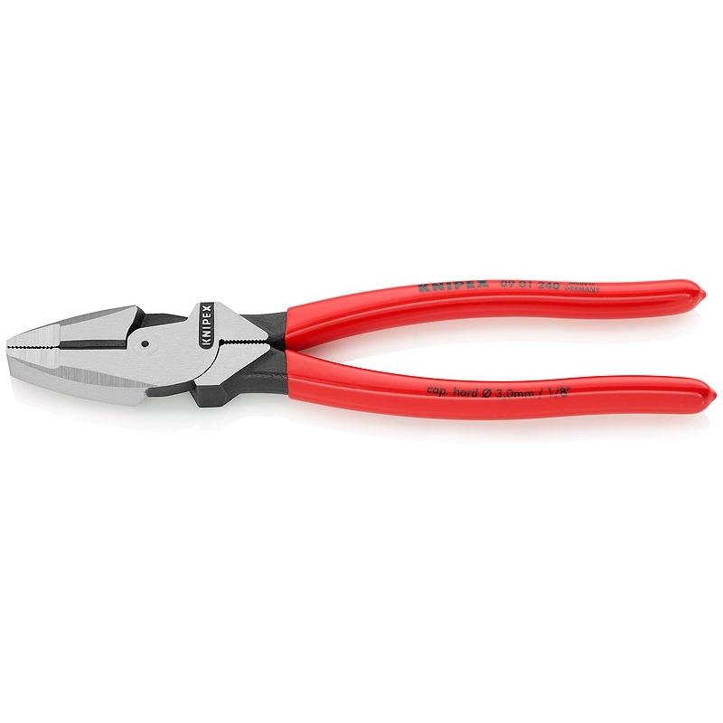 

Клещи Knipex Lineman s электрические 240 мм, фосфатированные разливочные ручки