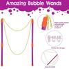 Double Pole Giant Bubble Stick, Large Bubble Circle Rope Toy, Outdoor Garden Stage Props Fun Bubble Tool for Kids