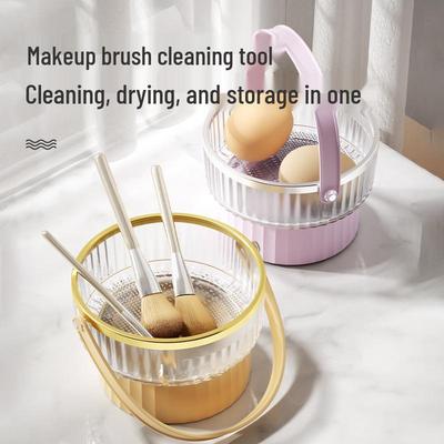 Silikon Make-up Pinsel & Blender Reinigungsset mit Trockenständer