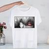 Tokyo Ghoul Harajuku Man T Shirts Tops Design Kaneki Ken Japanese Anime Tees Shirt Short-Sleeved Aesthetic Anime T Shirt