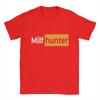 Cool Or Funny Men's T Shirts   Milf hunter Sticker Novelty Tees Short Sleeve O Neck T-Shirts Pure Cotton Gift Idea Clothing