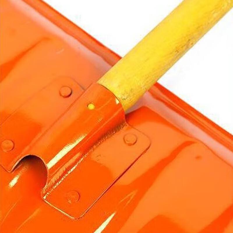 Full Steel Snow Shovel with Solid Wood Handle