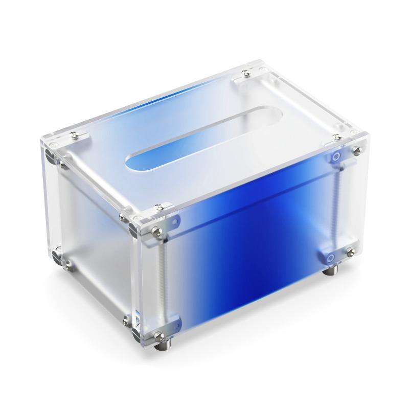 Acrylic Tissue Boxes Kitchen Desktop Tissue Case Minimalist Rectangular Napkins Box Bedroom Decorative Napkins Storage Cases