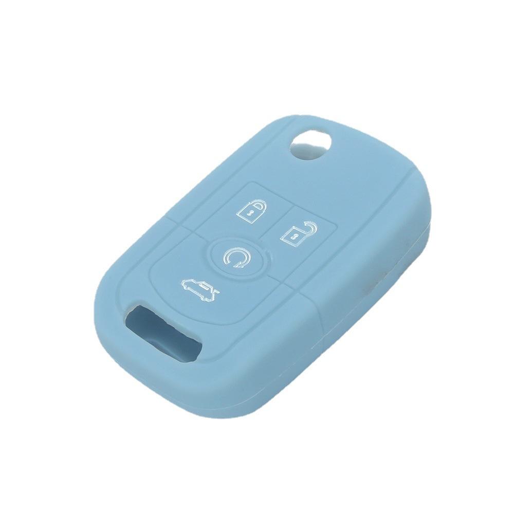 For Buick Excelle Folding 4-button Silicone Key Cover Key Bag Button Oil-filled Car Remote Control Shell Protective Cover
