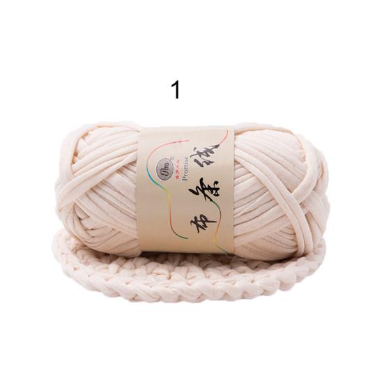 Hand-knit Woven Thread Thick Basket Blanket Braided DIY Crochet Cloth Fancy Yarn