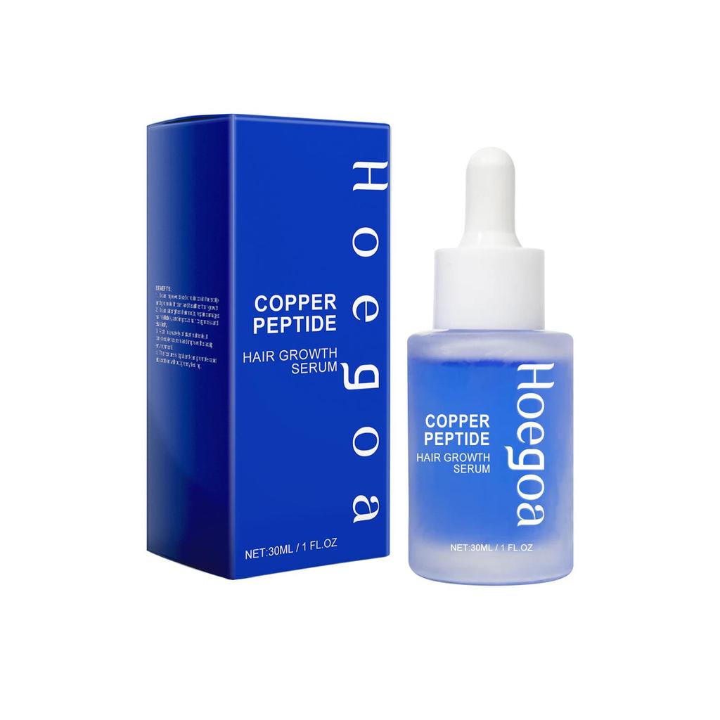 Hoegoa Copper Peptide Hair Serum Nutritive Nourishing Scalp Treatment Hair Root Repair Volume Strengthening Hair