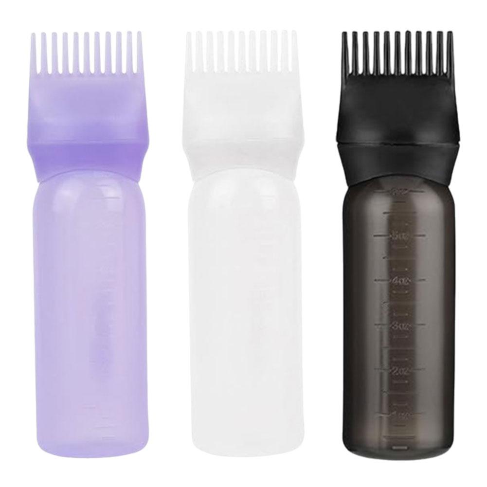 Hair Color Root Comb Applicator Bottles Oil Applicator Shampoo Bottles Bottles Washing Hair Pla X9J4