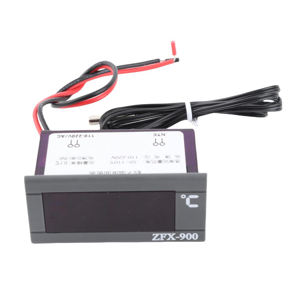 Eingebettetes Temperaturmessgerät Intelligentes digitales Temperaturanzeigefeld für Kühlschrank Tiefkühlschrank Kühlraum