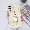 For Samsung Galaxy M13 M14 Phone Case Love Heart Upgrade Camera Protection Liquid Silicone Back Cover For Samsung M 13 14 Capa