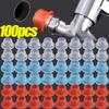 100Pcs Faucet Sealing Gasket Waterproof Silicone Washer Raw Belt Triangle Valve Leak-proof Threaded Pipe Plug Plumbing Fittin