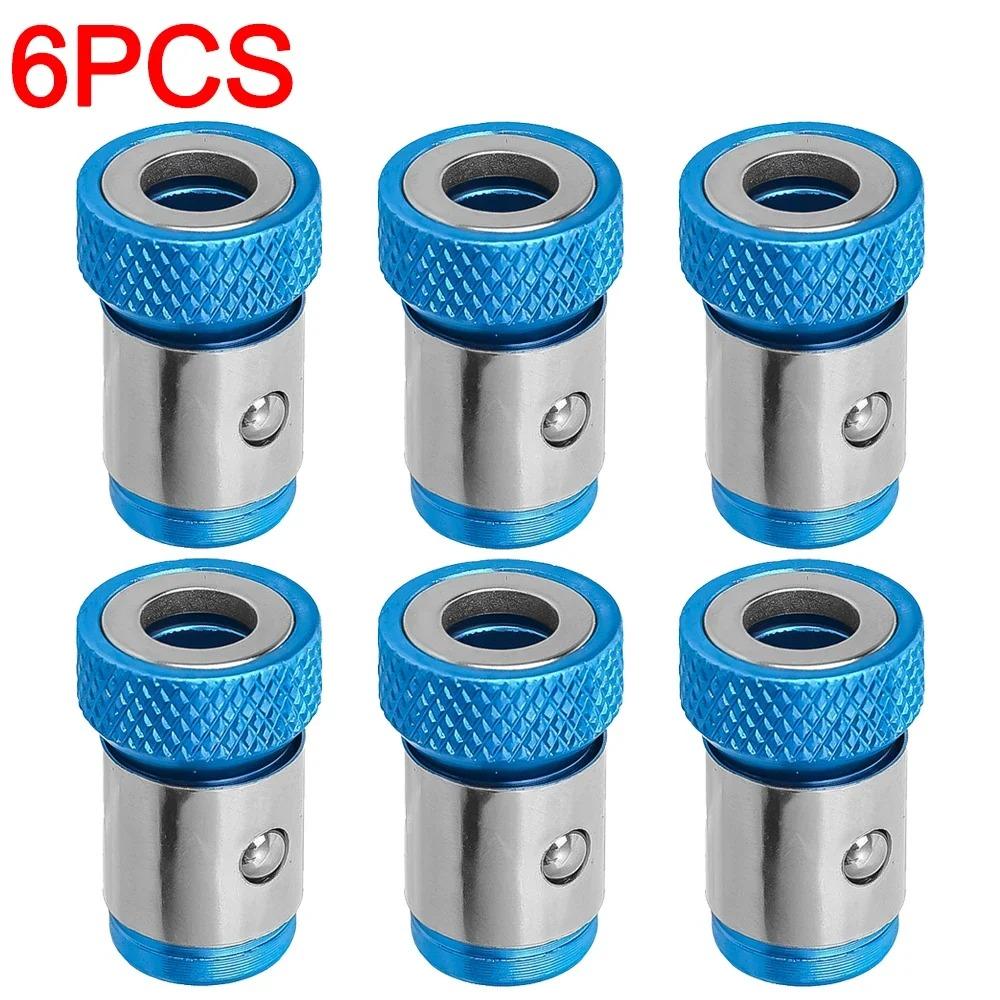 6/1 buc. Inel magnetic Cross Phillips Suport pentru biți pentru șurubelniță Magnetizator puternic Instrument electric universal Accesorii Phillips electrice