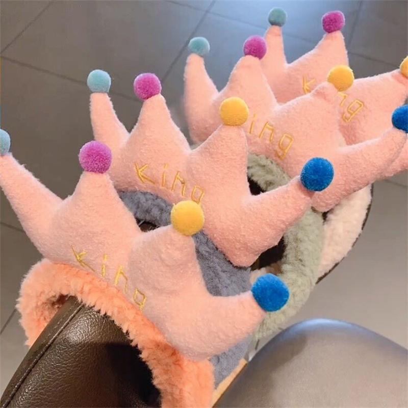New Women Fashion Plush Hair Bands Headdress Headband Girls Hairband Hair Hoop Cute Face Wash Hair Accessories Headwear