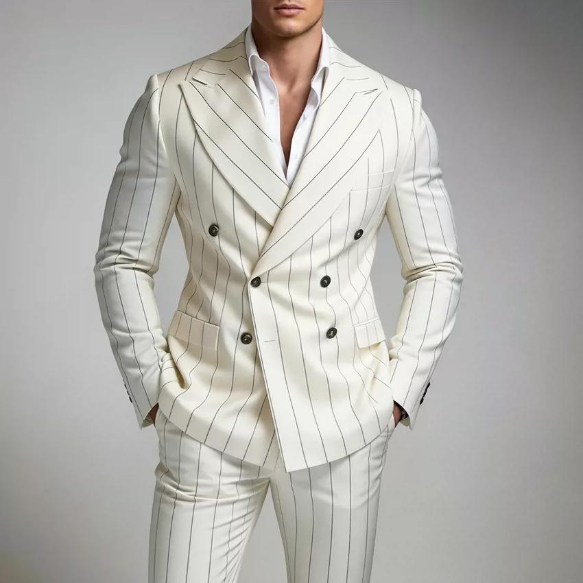 Men s Striped Casual Pants Fashionable Casual Pants Plus Size Trendy Men s Pants S