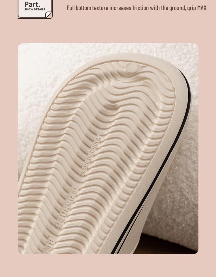 Cartoon Anti-Slip Waterproof Slippers for Women & Men, Plus Velvet, Thick Sole, Indoor Cotton Shoes for Autumn/Winter - Warm, Heel Cover Included