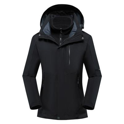 Outdoor Winter Fishing Clothing Waterproof Jacket Fleece Liner Three-in-one Women's Two-piece Mountaineering Suit