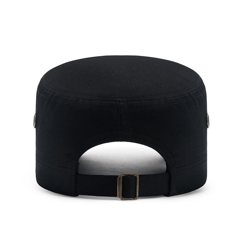 Zhen Yueqi Men's Korean Style Casual Sunshade Flat Top Cotton Hat