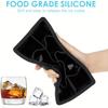 Large Silicone Ice Cube Tray Mold, BPA Free, Food Grade Ice Cube Mold, Flexible, 8 Holes Easy Release Slow Melt Ice For Whiskey