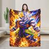 D-Dragons Ball Anime Flannel Blanket  Super Soft Throw Blanket for Home Decor Decorative Street Trend Bedspread Sofa Bed Cover