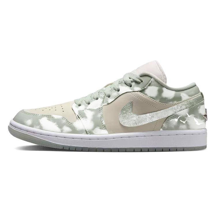 

Jordan Air Jordan 1 Comfortable Low top Vintage Basketball Shoes Women s Green HF4078-100(Team366-) 38.5