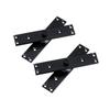 2Pcs Reliable 360 Degree Rotating Door Hinges Constructed From Corrosion Resistant Material For Solid Entrances