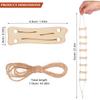 Wood Fairy Bridge And Rope Ladder Set Diy Wooden Craft Whimsical Fairy Garden Landscape Photography Prop 2 Ropes 16 Wood Chips