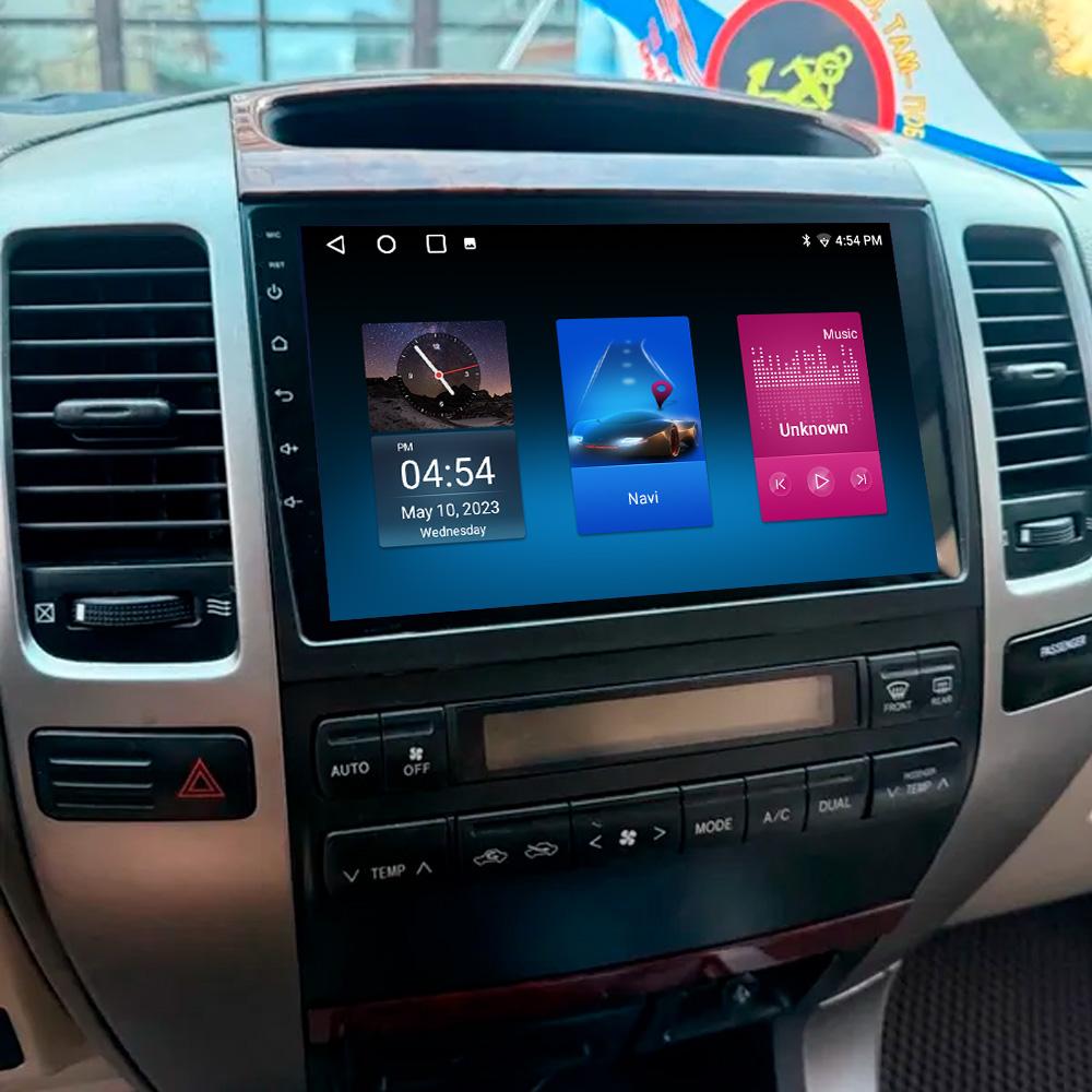 Автомобильный мультимедийный плеер на Android для Toyota Land Cruiser Prado 120 Lexus Навигация GPS CarPlay 4G Головное устройство Стерео Видео плеер
