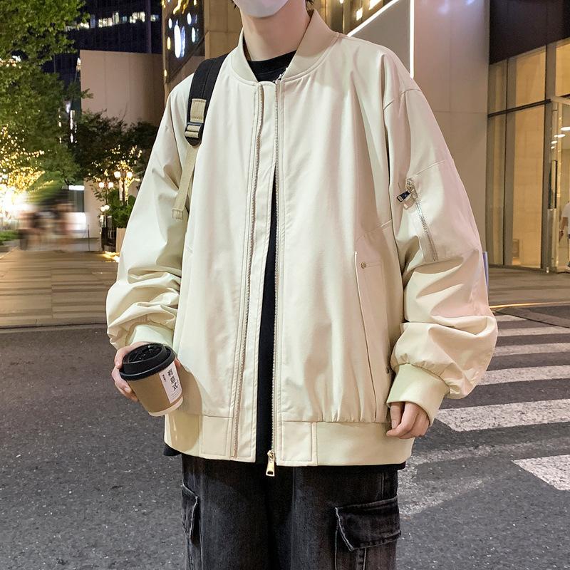 Large Size Jacket Men's Baseball Jersey Men's American Flight Jersey Fattened and Enlarged Fatty Clothing Loose