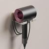 Bathroom Hair Dryer Stand Wall Mounted Hairdryer Holder Hair Tool Organizers Rack Solid Wood Hair Blow Dryer Shelf