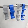 Multifuntional Swimming Pool Tool Holder Adjustable Angles ABS Texture Easy Installation Suitable for Outdoor Pool